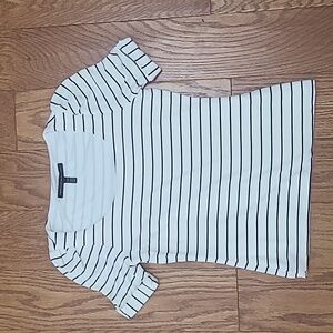 White House Black Market Short Sleeve Striped Top
